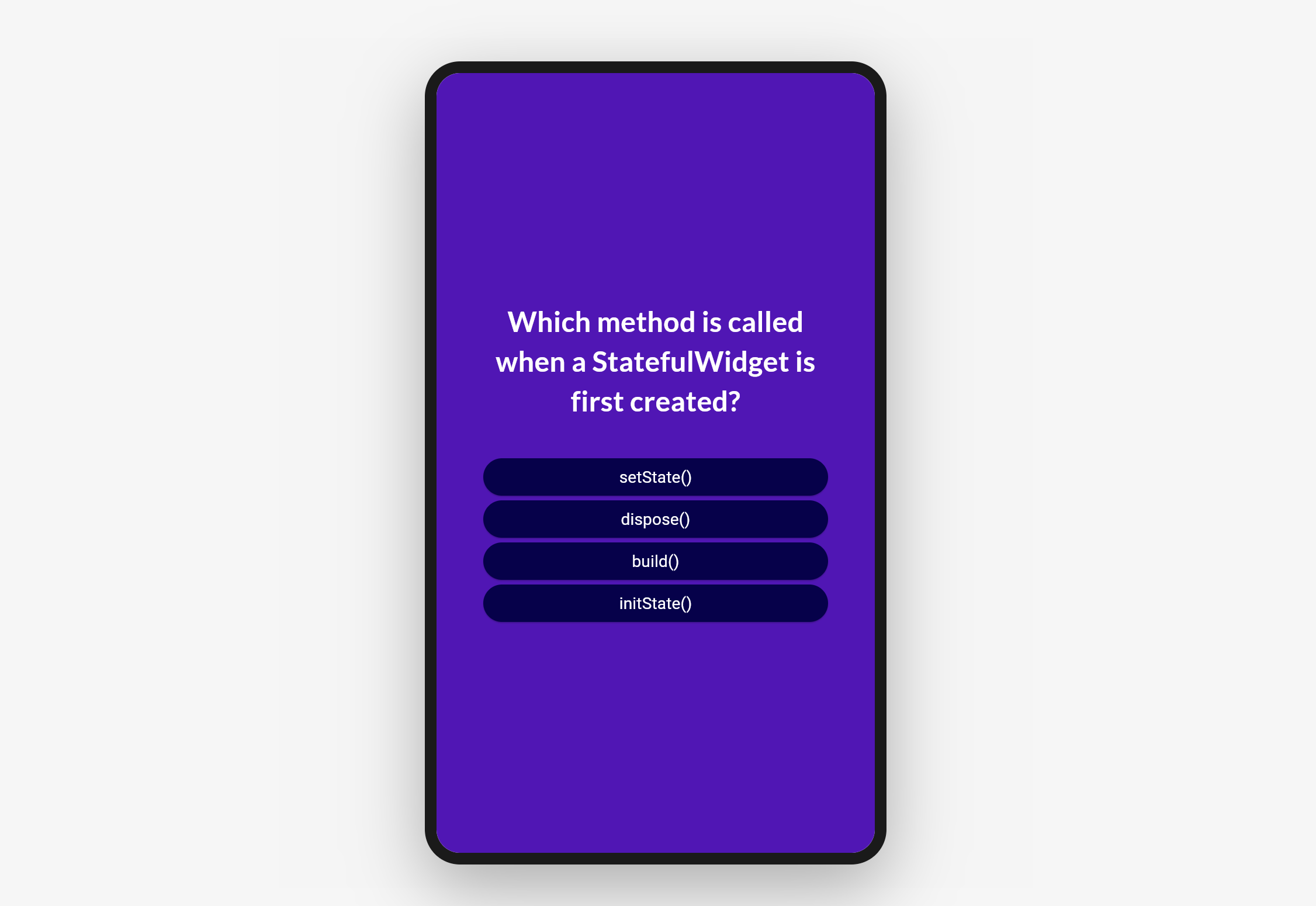 Flutter Quiz App
