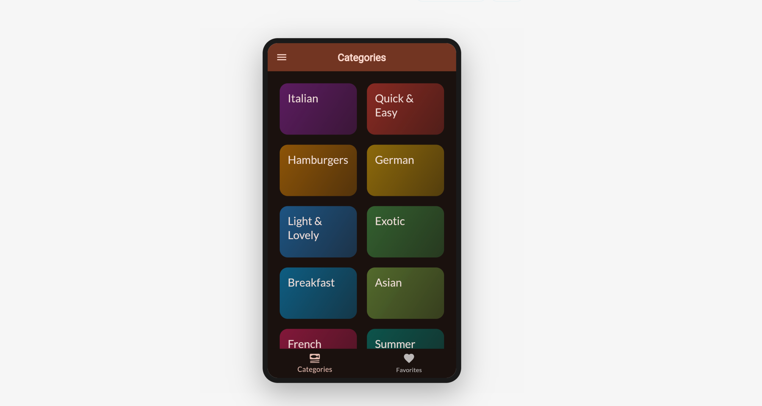 Flutter Recipe App